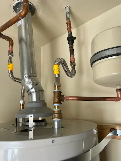 Water heater installation and plumbing repair in Lynch Tract